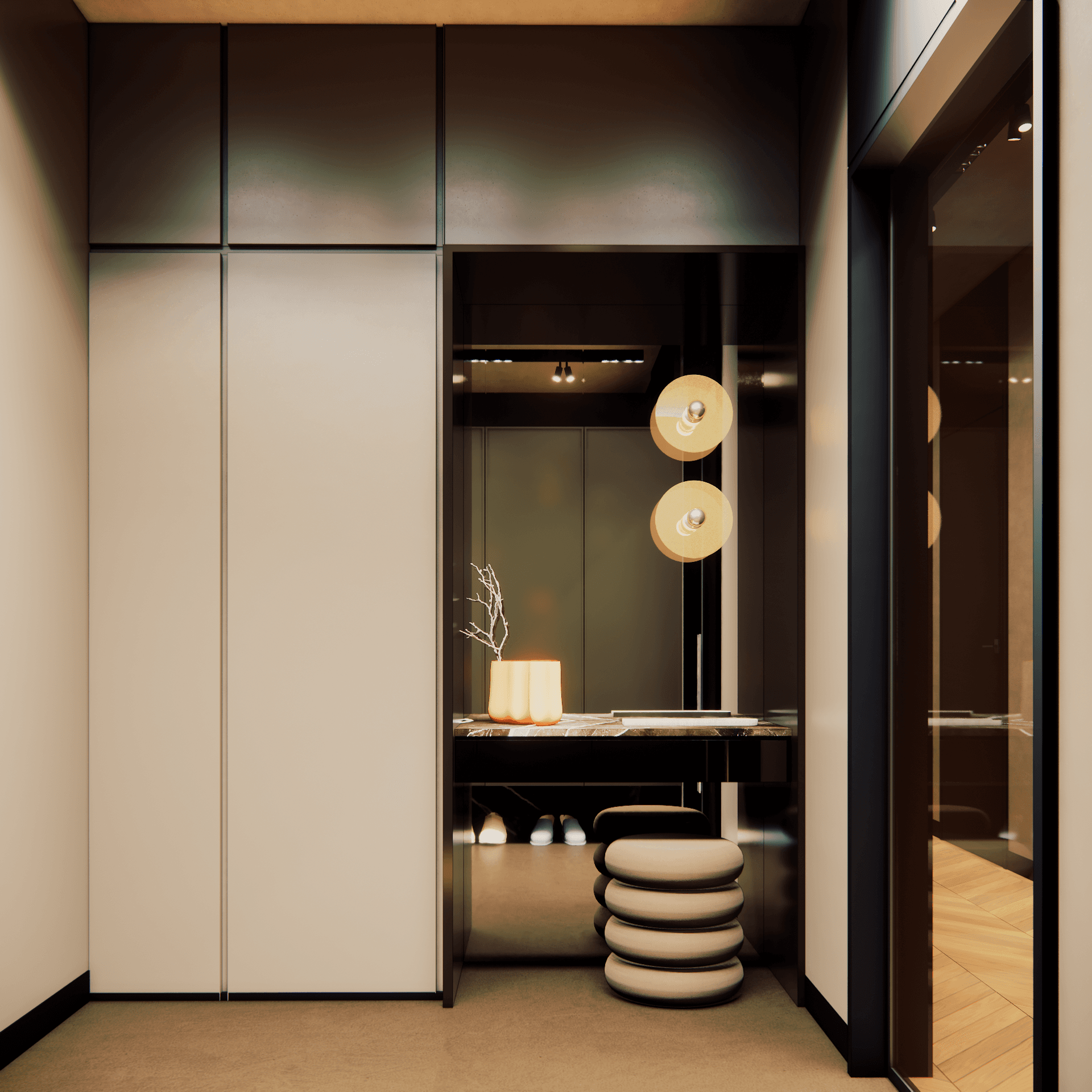 dom-w-lesie - Hall+komunikacja