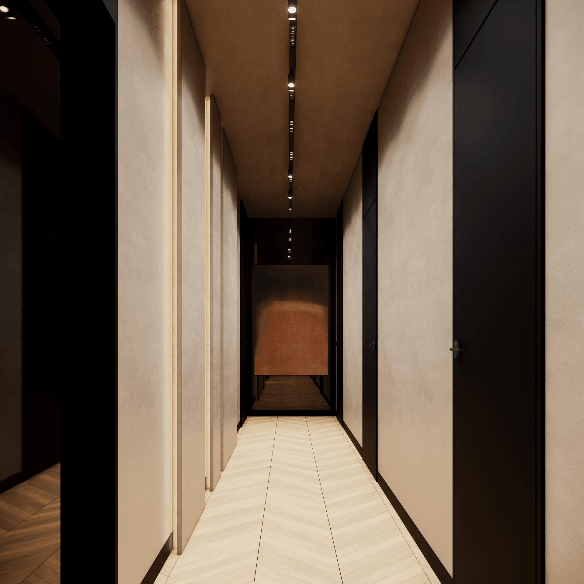 dom-w-lesie - Hall+komunikacja