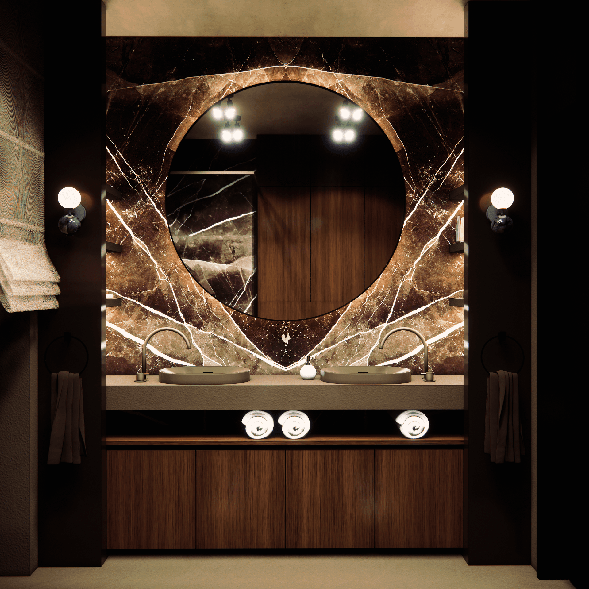 dom-w-lesie - Łazienka