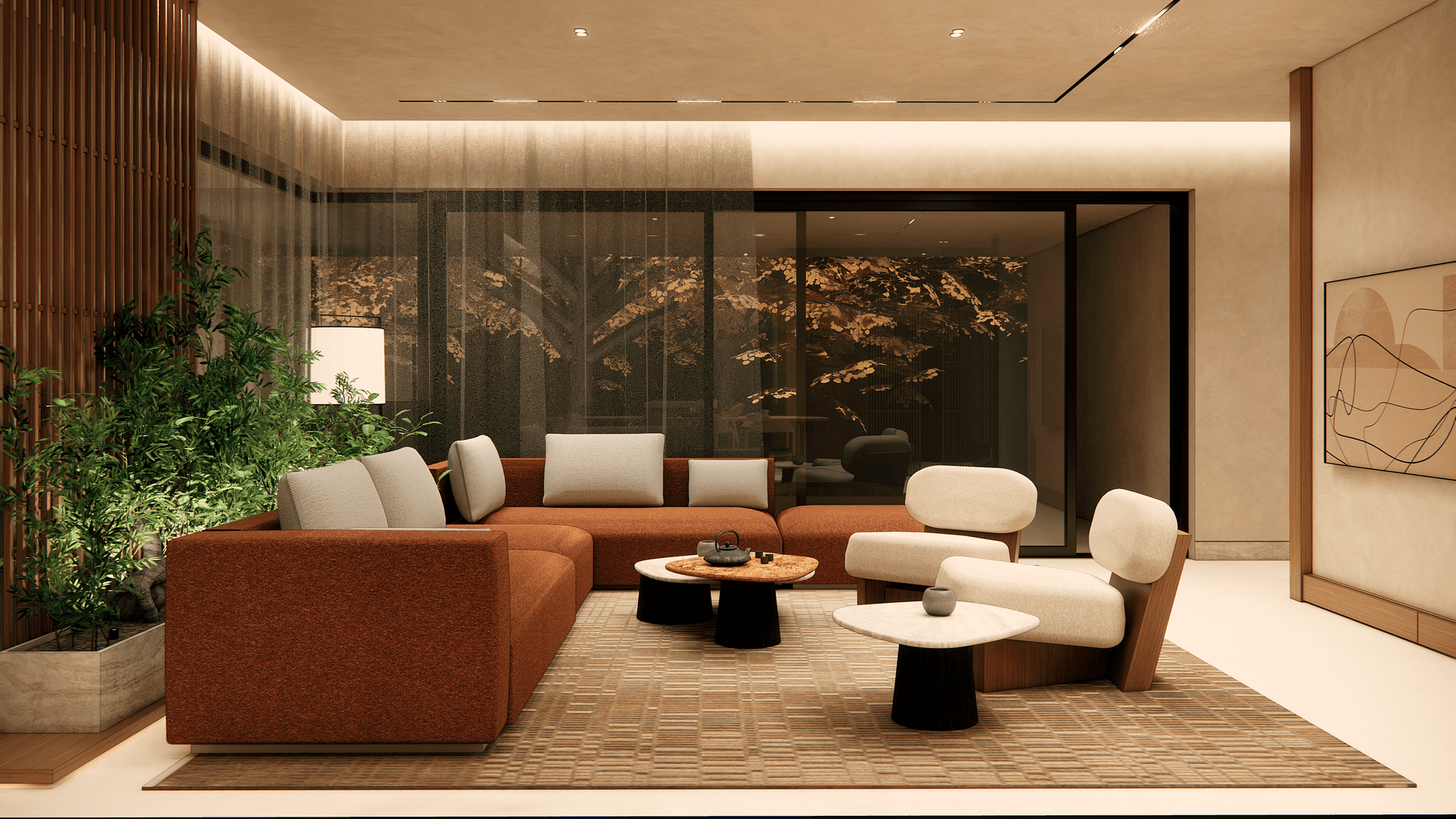 japandi - Strefa dzienna