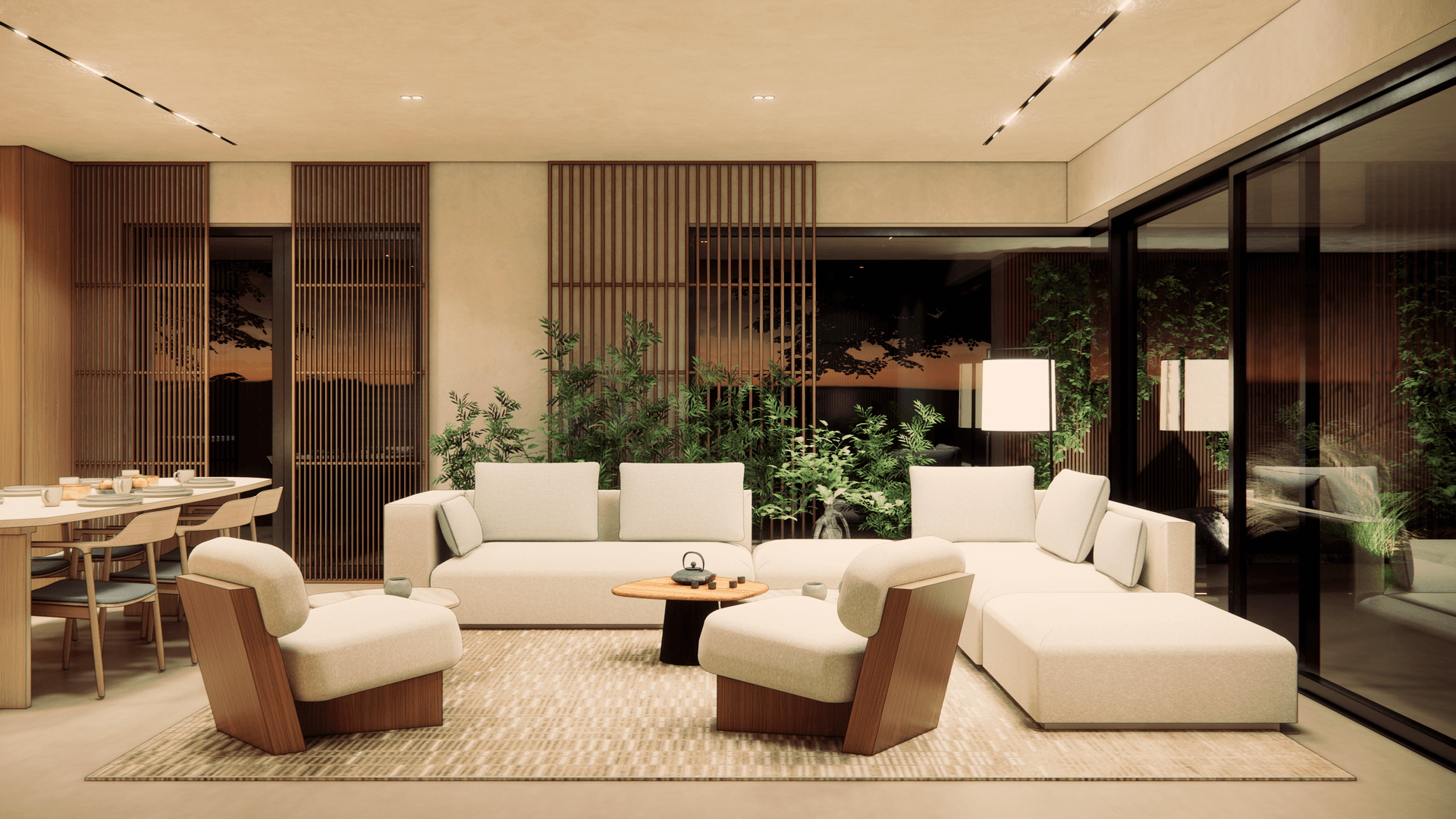 japandi - Strefa dzienna