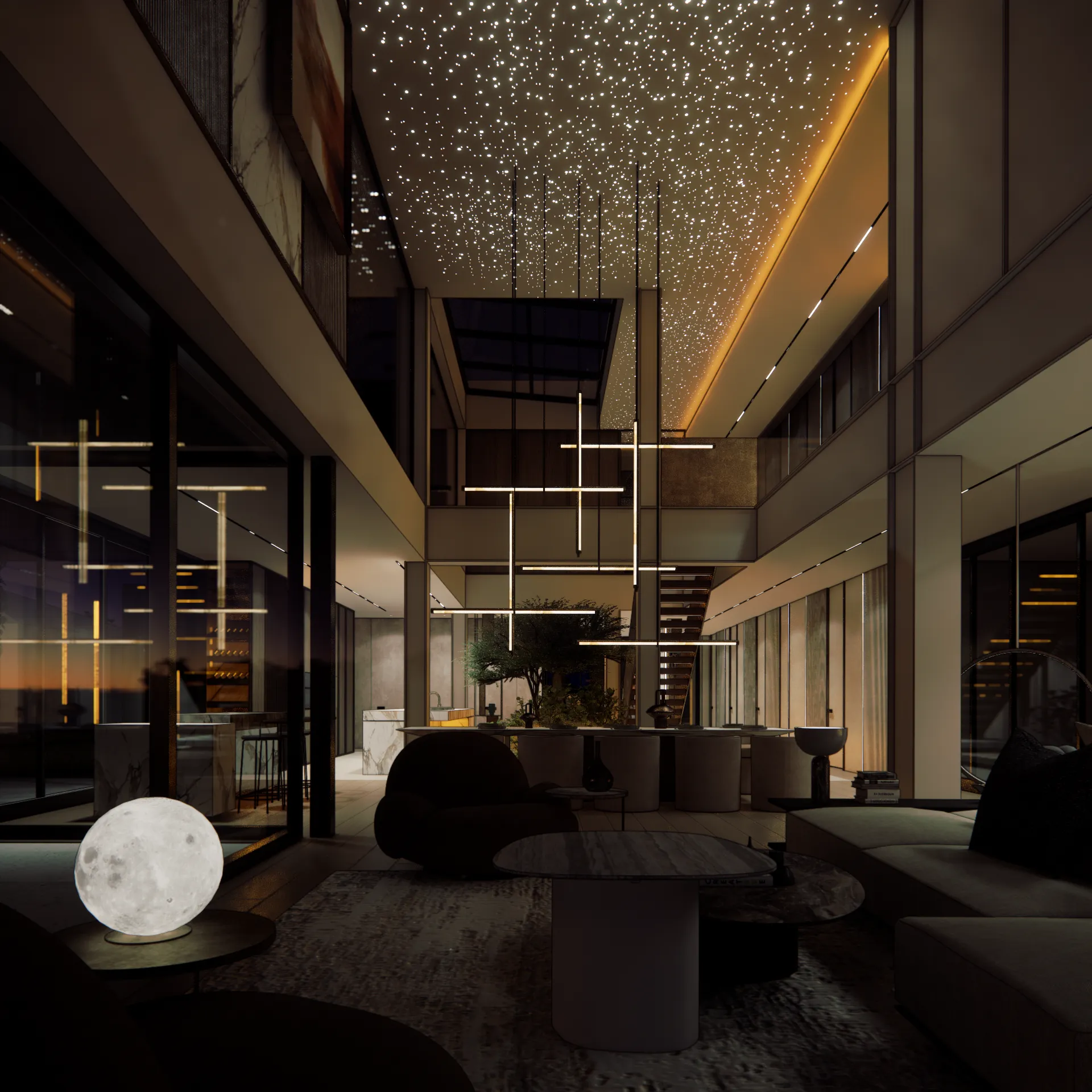 wnetrze-hollywood-hills - Salon
