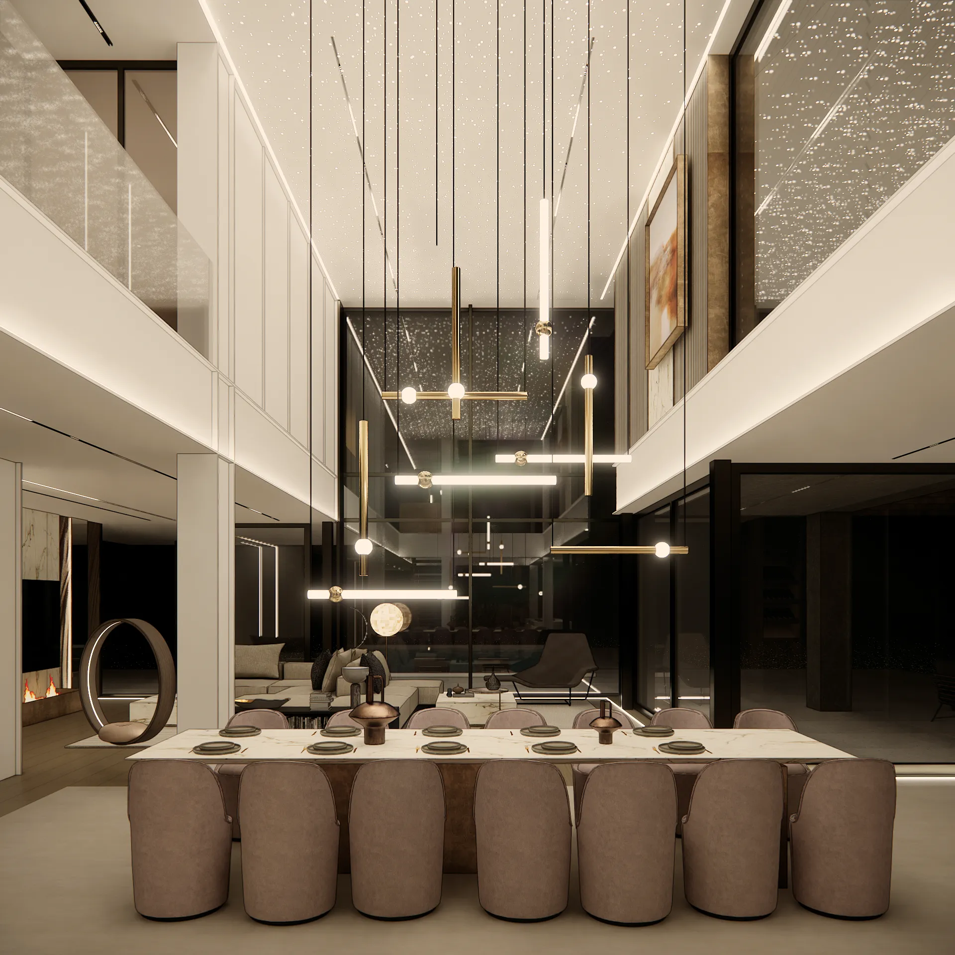 wnetrze-hollywood-hills - Salon