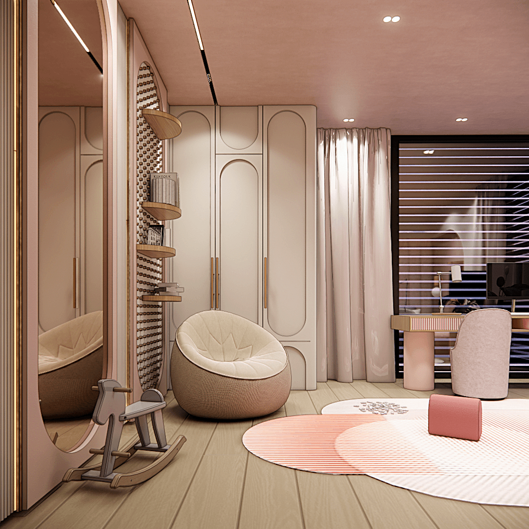 wnetrze-hollywood-hills - Pokój dziecięcy