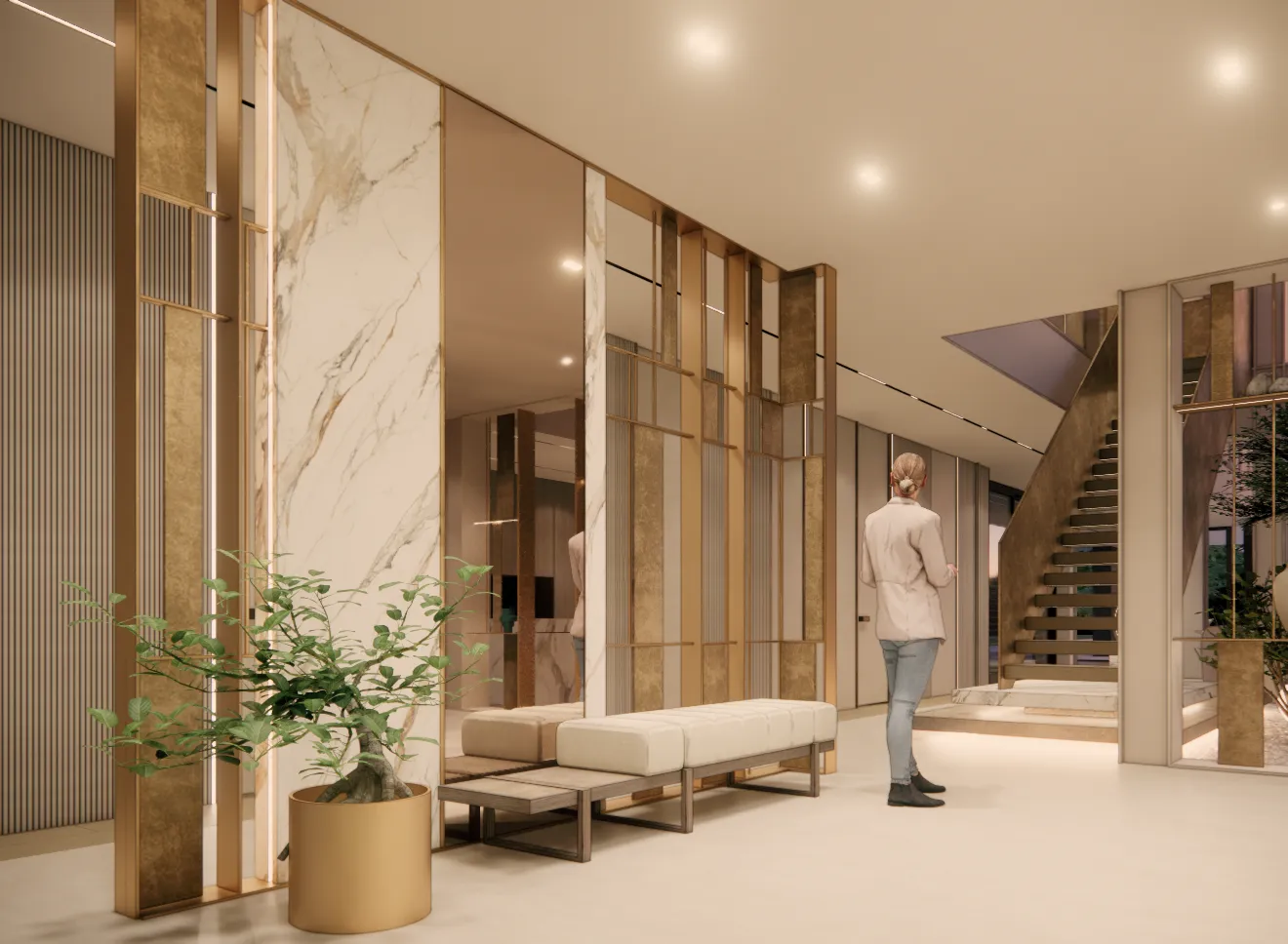wnetrze-hollywood-hills - Hall