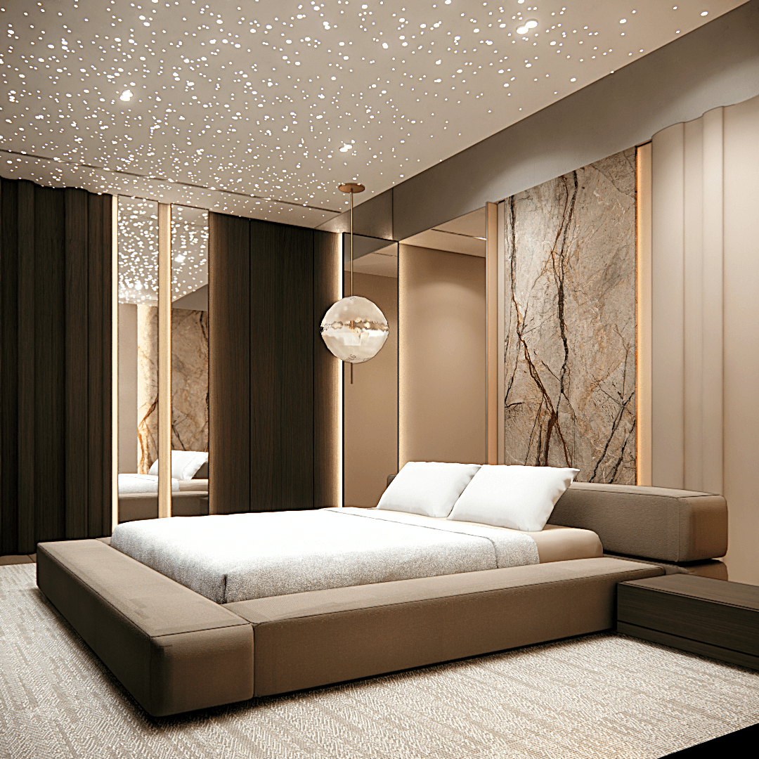 wnetrze-hollywood-hills - Sypialnia master