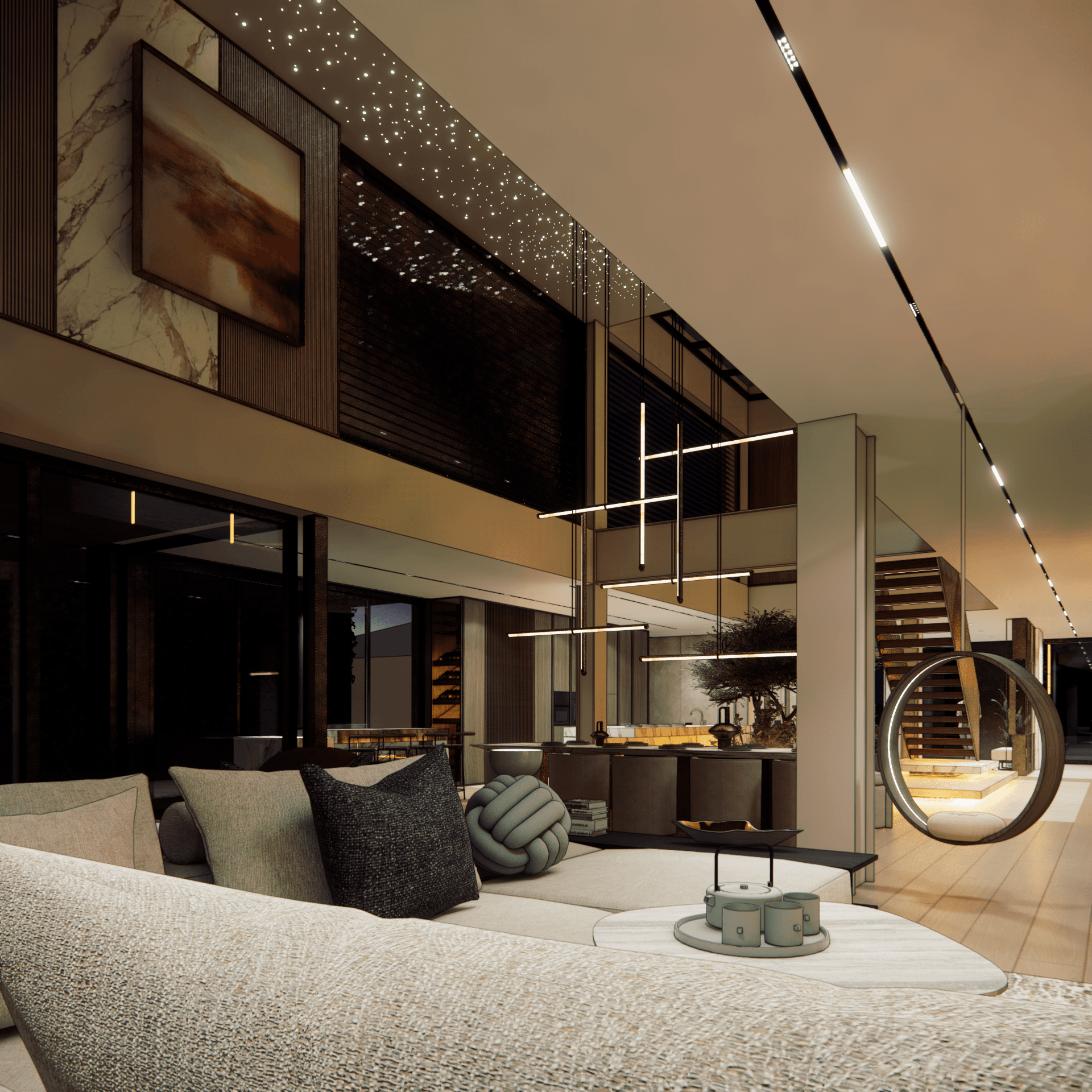 wnetrze-hollywood-hills - Salon