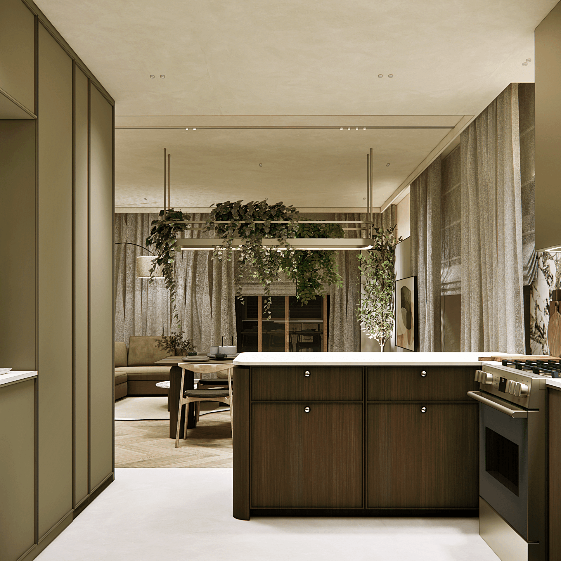 organiczny-minimalizm - Kuchnia