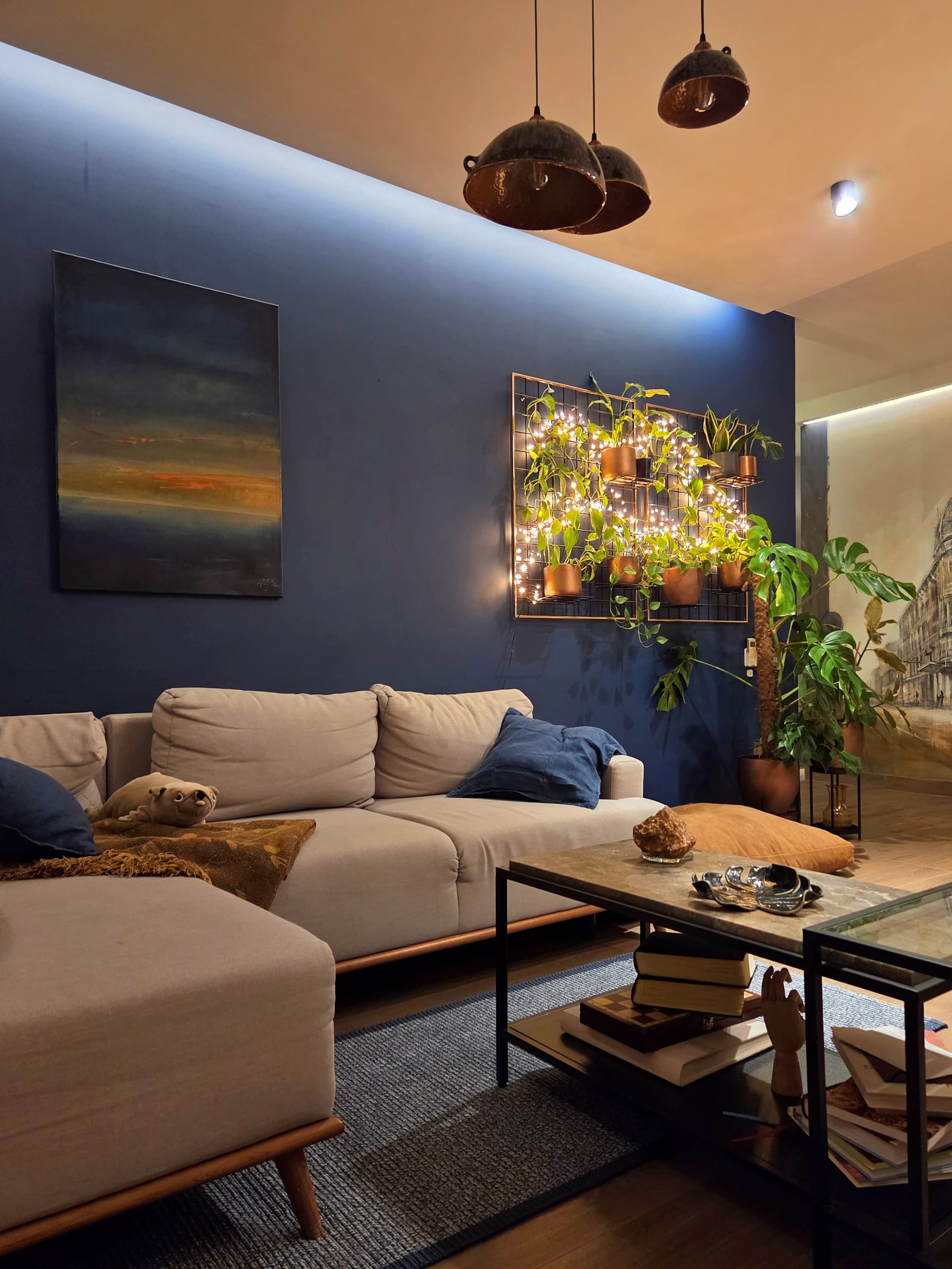 Lampy są efektem kilkutygodniowej pracy podczas warsztatów ceramicznych.