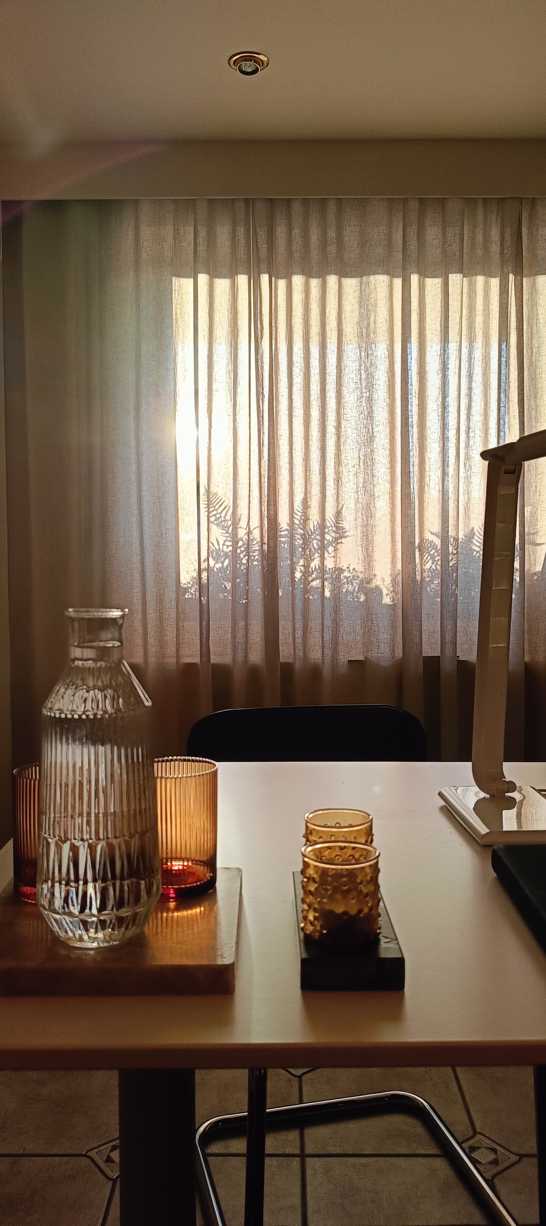 Zachodzące słońce...